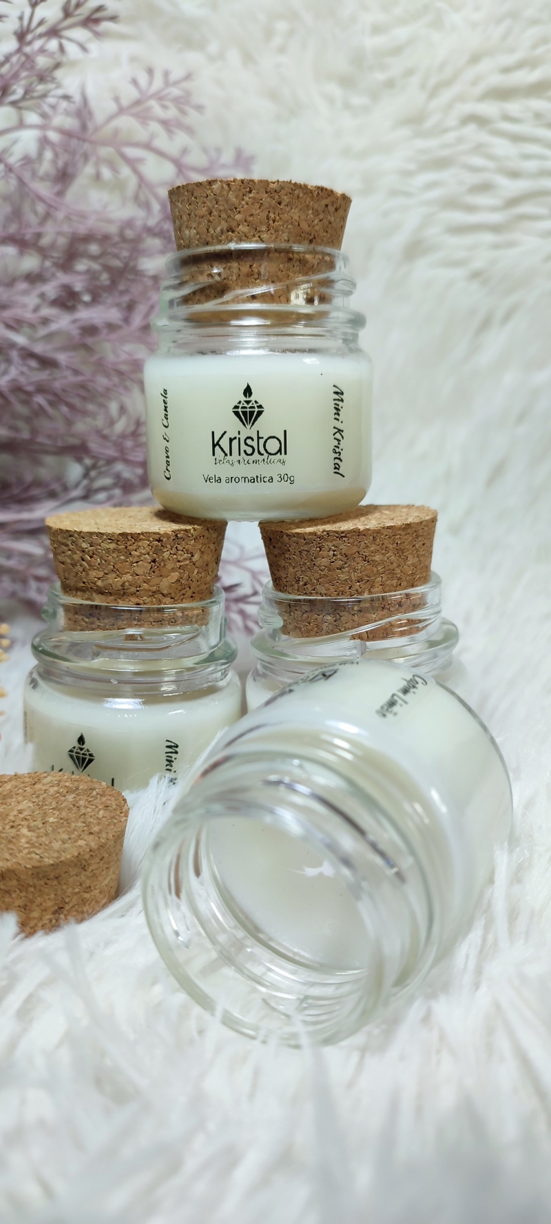 Vela Aromática pote papinha (mini kristal) 25 gr - Imagem 2