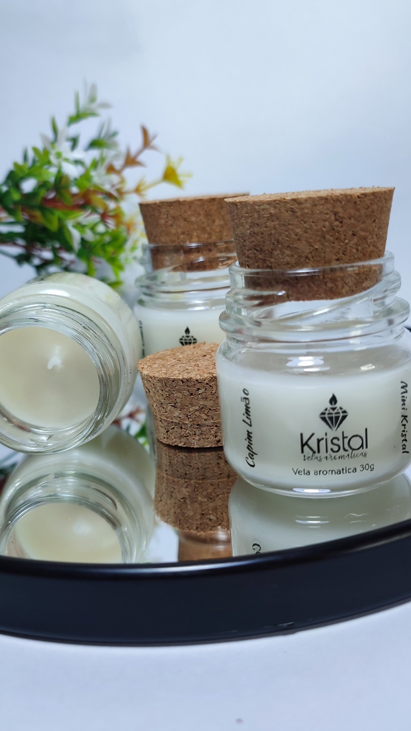 Vela Aromática pote papinha (mini kristal) 25 gr - Imagem 4