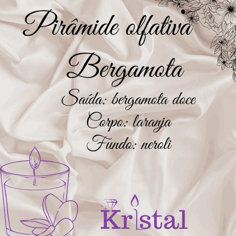 Bergamota Vela Aromática pote patê 100g - Imagem 6