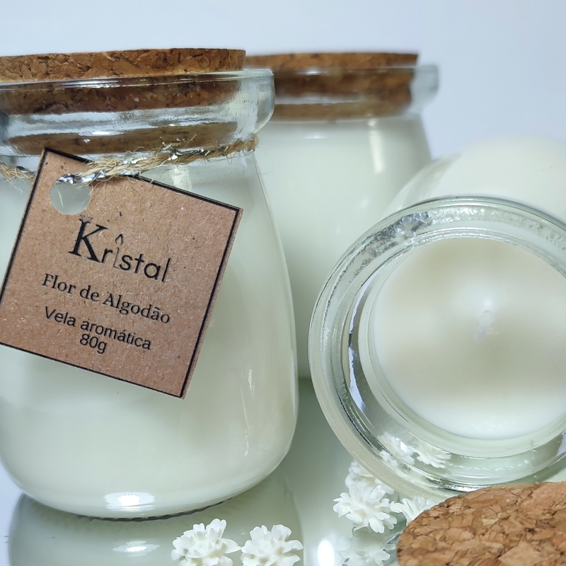Pote Leiteira Vela Aromática 70g - Imagem 2