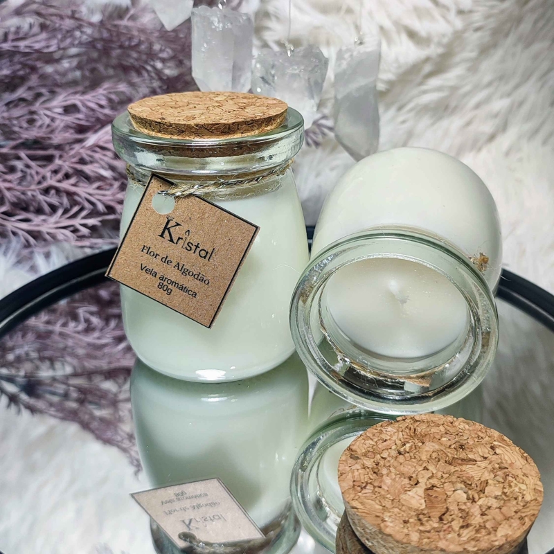 Pote Leiteira Vela Aromática 70g - Imagem 3