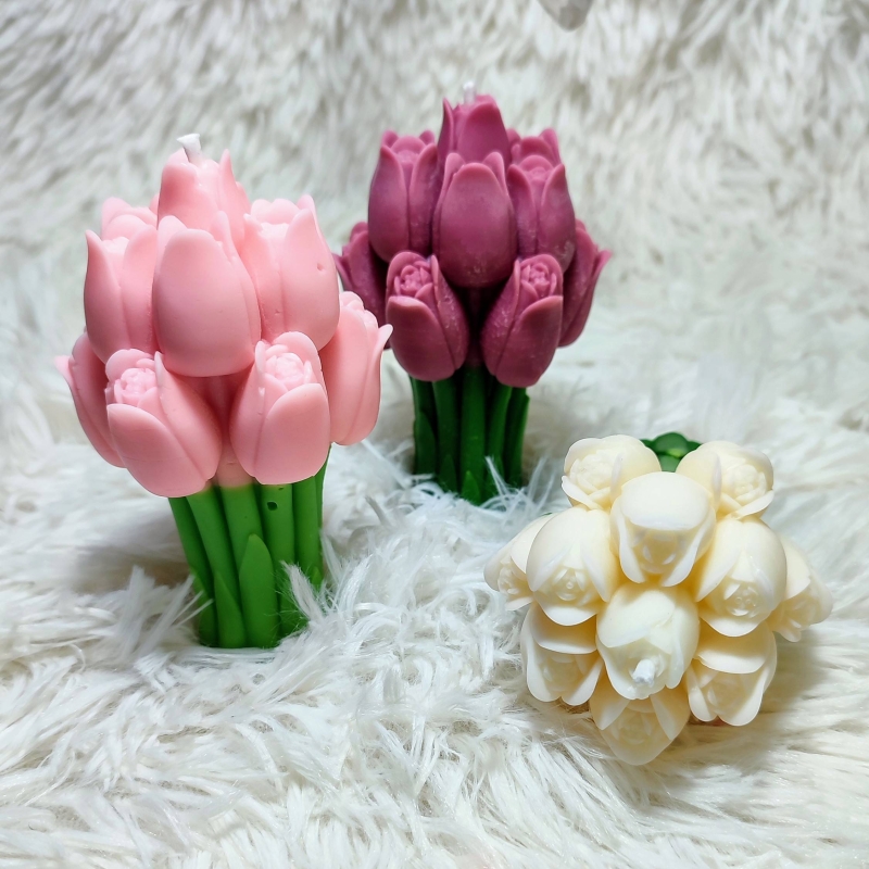 Buquê vela aromática - Imagem 2